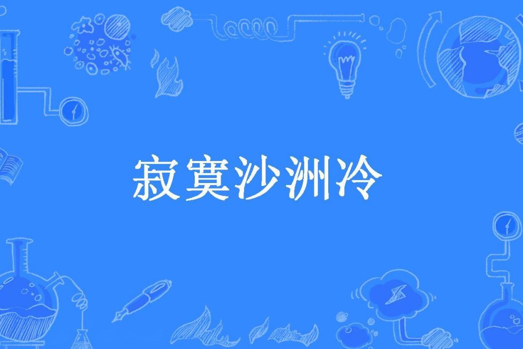 寂寞沙洲冷(小房巴布亞所著小說) 寂寞沙洲冷(小房巴布亞所著小說)