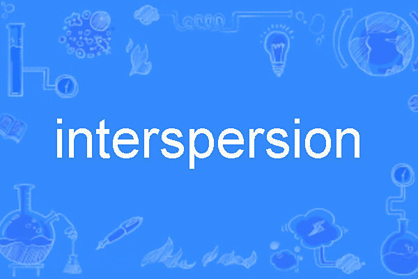 interspersion interspersion