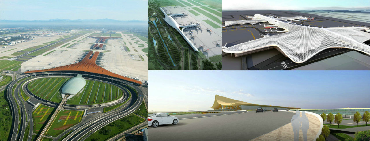 首都機場T3航站樓、昆明機場、南寧機場
