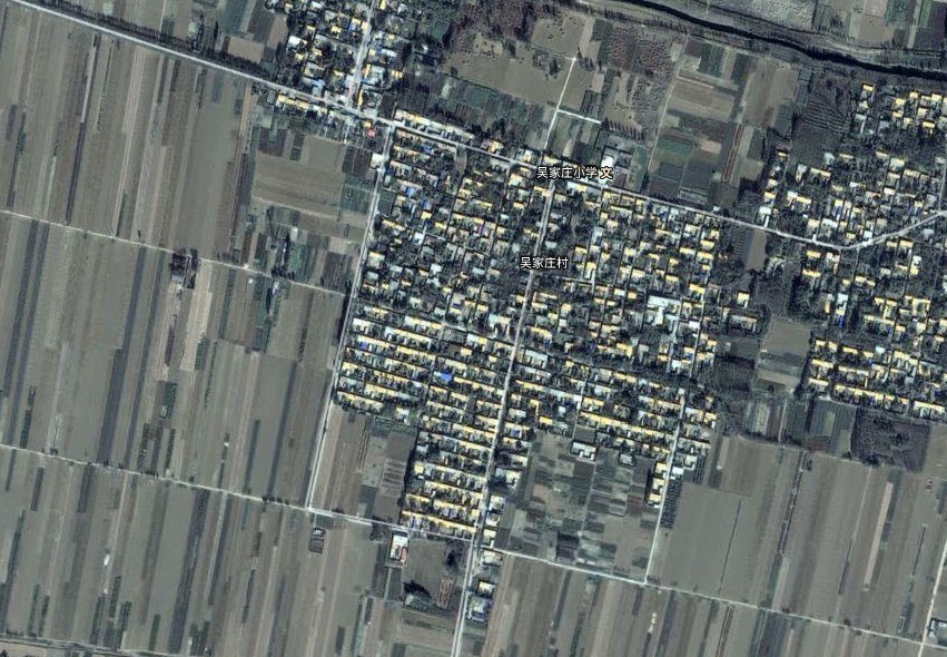 谷歌地圖吳家莊村