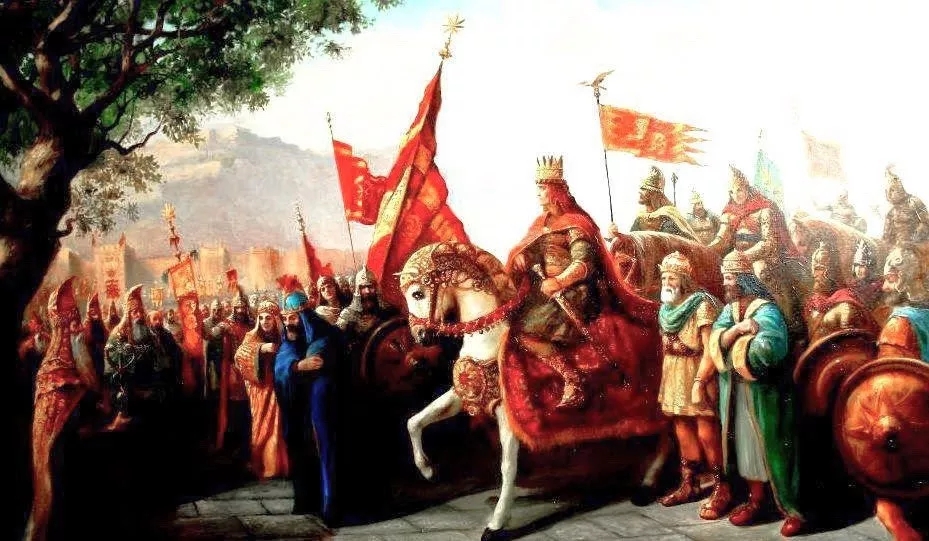 亞美尼亞宣傳畫上的提格蘭二世