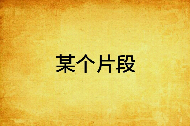 某個片段 某個片段