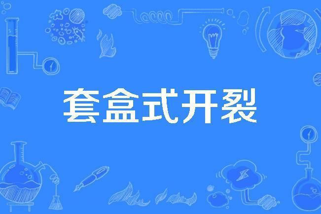 套盒式開裂 套盒式開裂