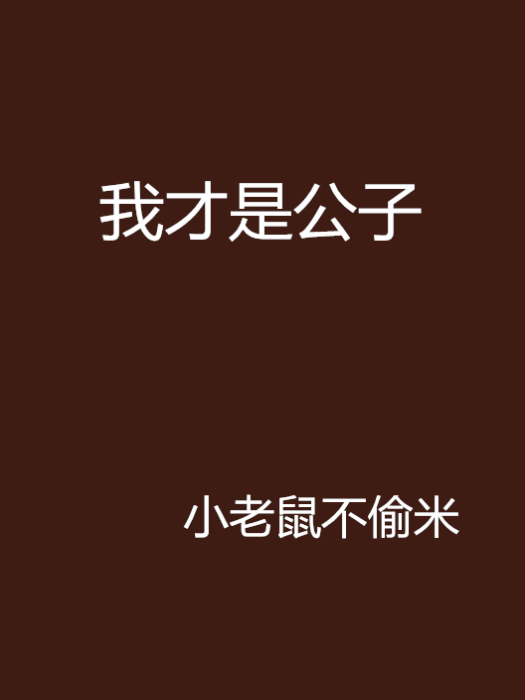 我才是公子 我才是公子