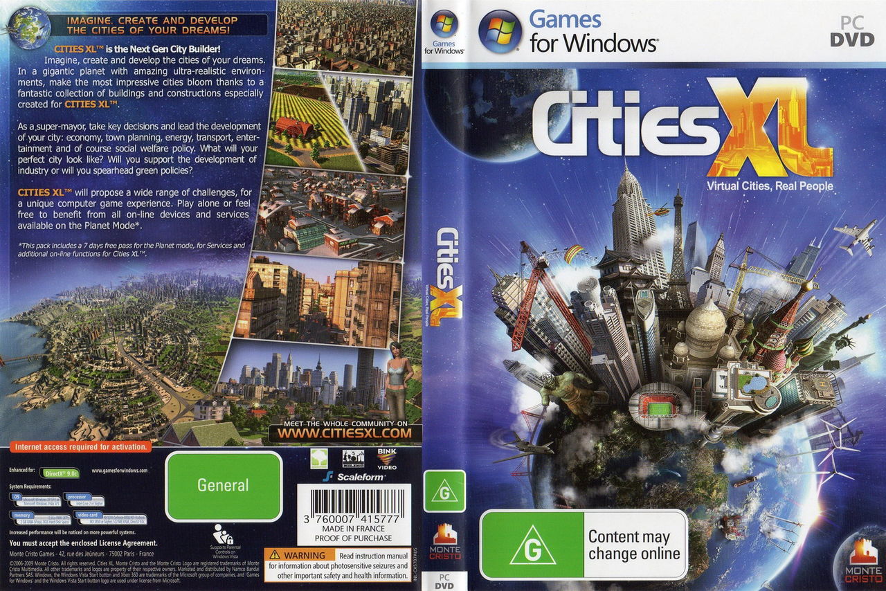 PC版《特大城市》美版封面