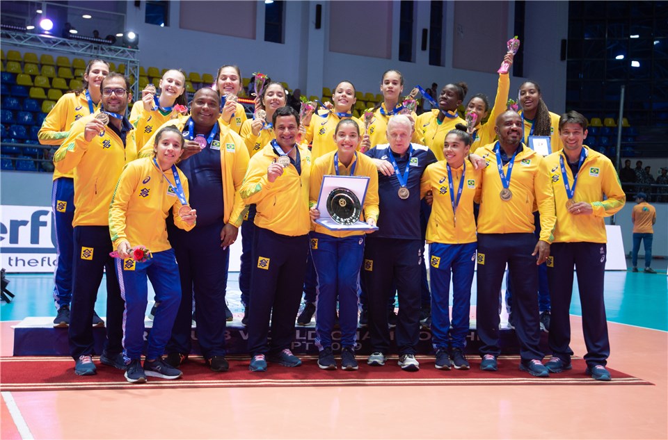 巴西女排獲得銅牌