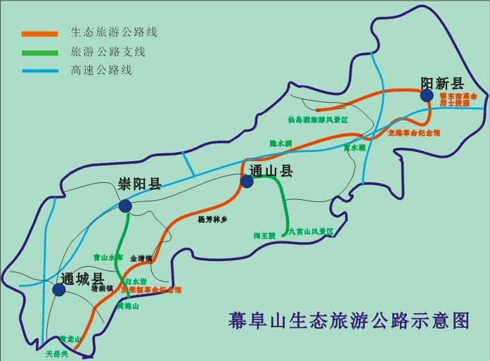 幕阜山生態旅遊公路