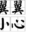 翼翼小心 翼翼小心