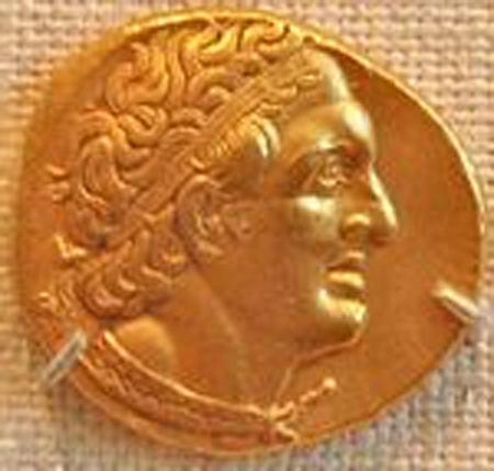 有托勒密一世頭像的硬幣