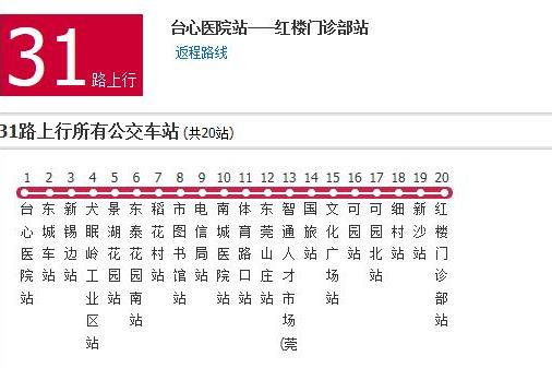 東莞公交31路 東莞公交31路