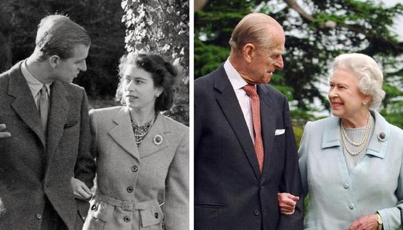 女王與丈夫菲利普跨越70年