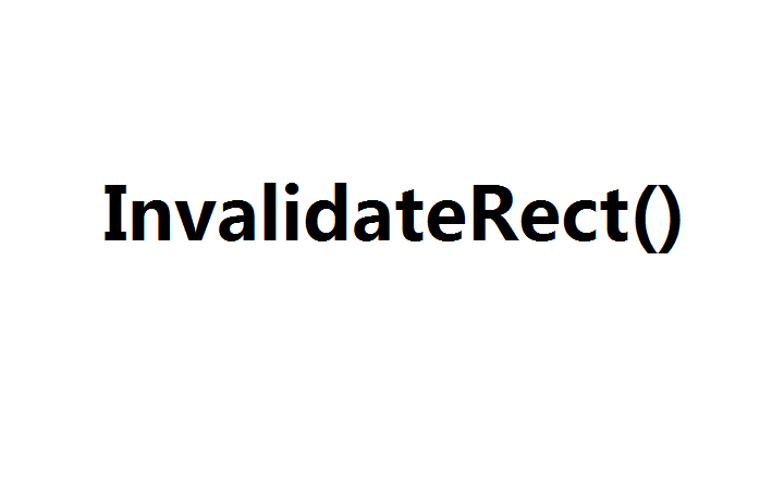 InvalidateRect