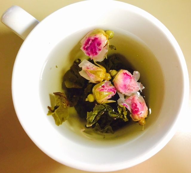 玫瑰花綠茶 玫瑰花綠茶