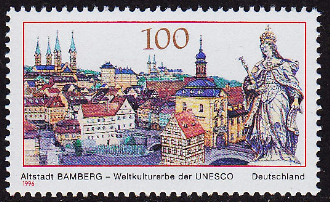 班貝格古城郵票