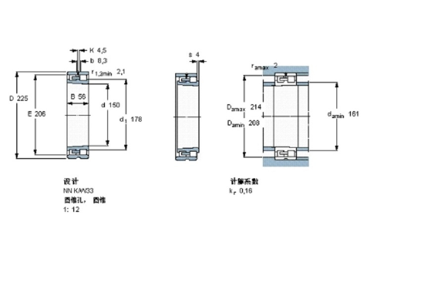 SKF NN3030K/SPW33軸承 SKF NN3030K/SPW33軸承