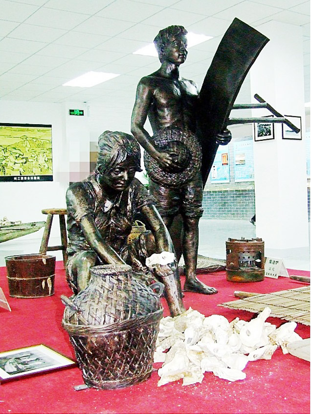 蚝文化雕塑