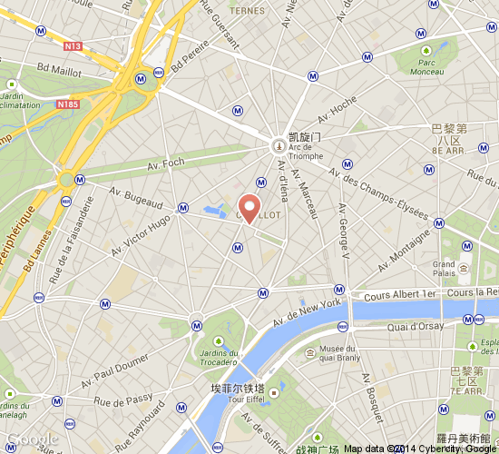 香榭麗舍大街及巴黎艾菲爾鐵塔－克萊貝爾酒店