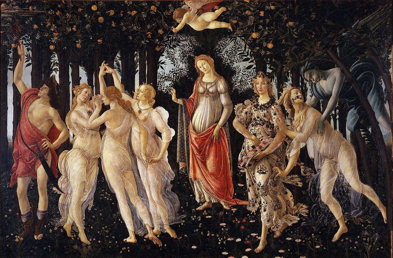《春》(Primavera)約1482
