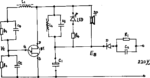 超音波驅鼠器電路工作原理圖