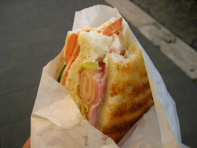 威尼斯火腿三明治