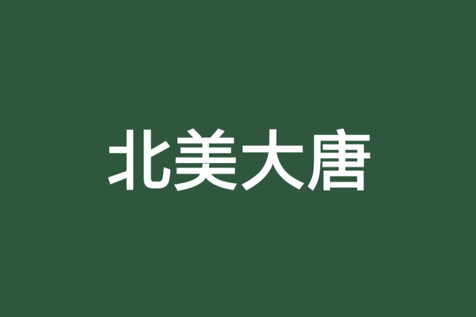 北美大唐 北美大唐