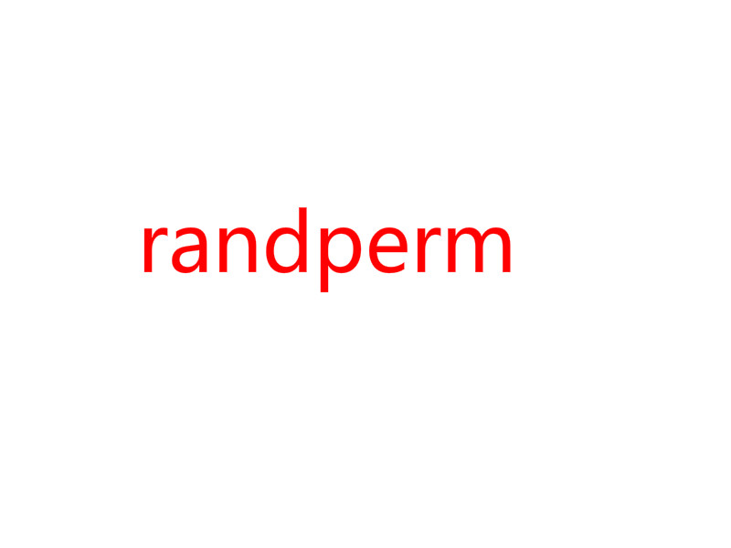 randperm