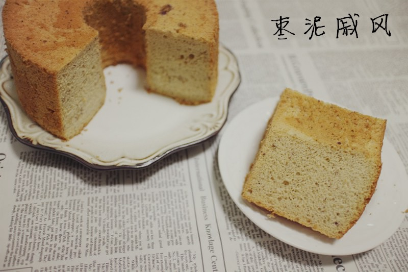 棗泥戚風 棗泥戚風