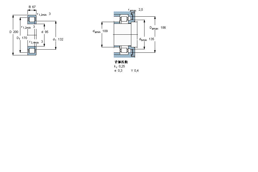 SKF NUP2319ECML軸承