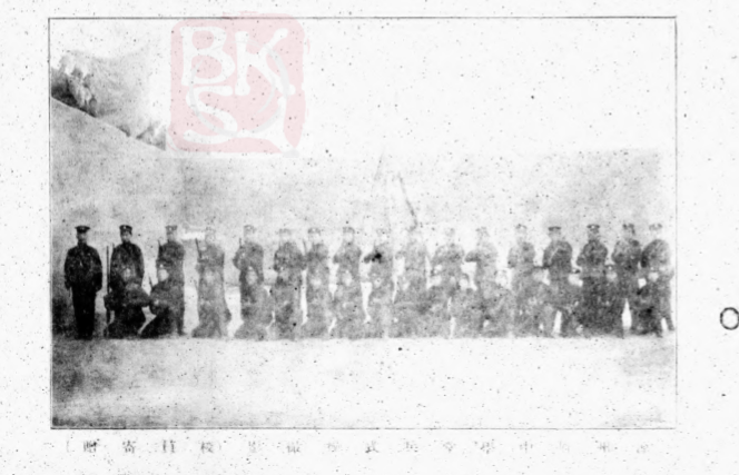 1911年涼州府中學兵式操訓練