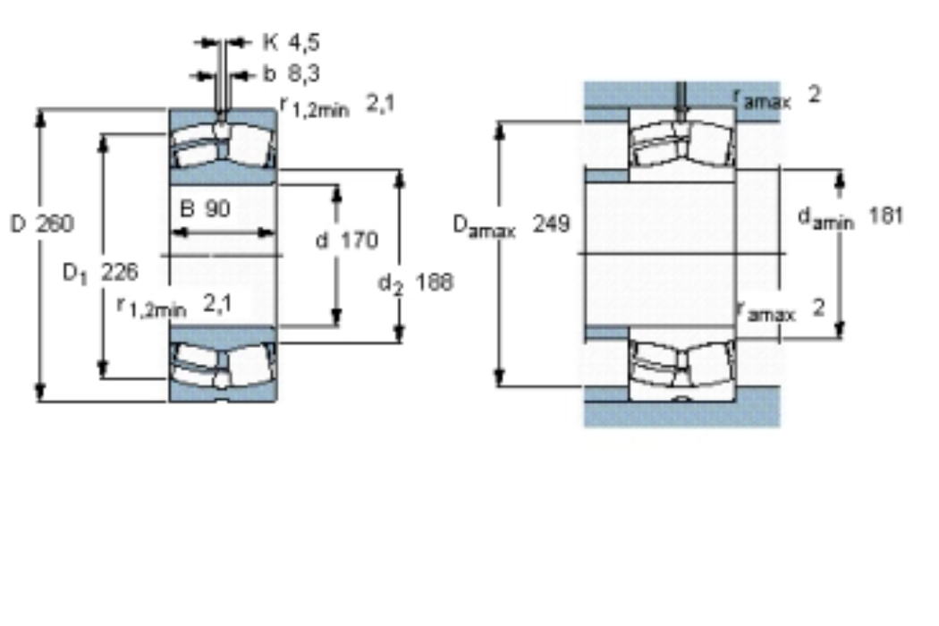 SKF 24034CC/W33軸承 SKF 24034CC/W33軸承