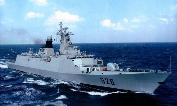 中國海軍“溫州號”護衛艦