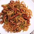 青椒肉絲炒麵 青椒肉絲炒麵