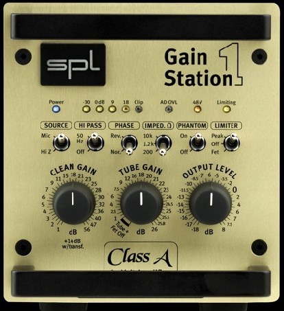 SPL GainStation1電子管話放