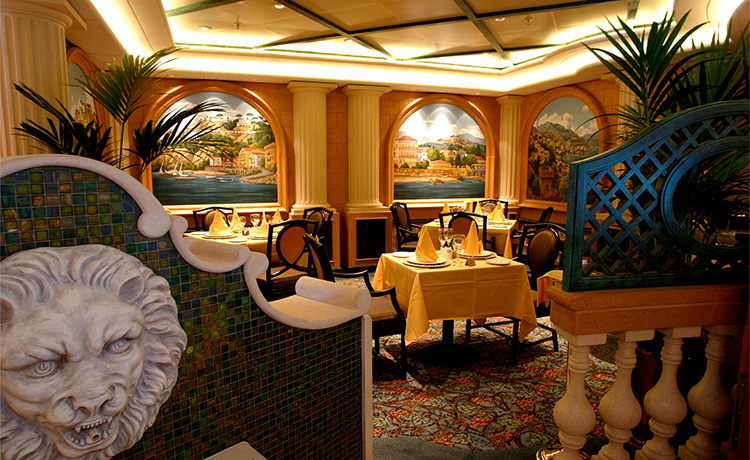 藍寶石公主號-薩巴蒂尼餐廳