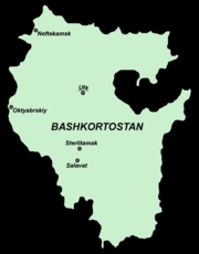 巴什基爾地圖
