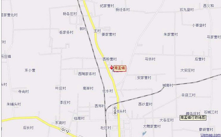 霸州市南孟鎮地理位置圖