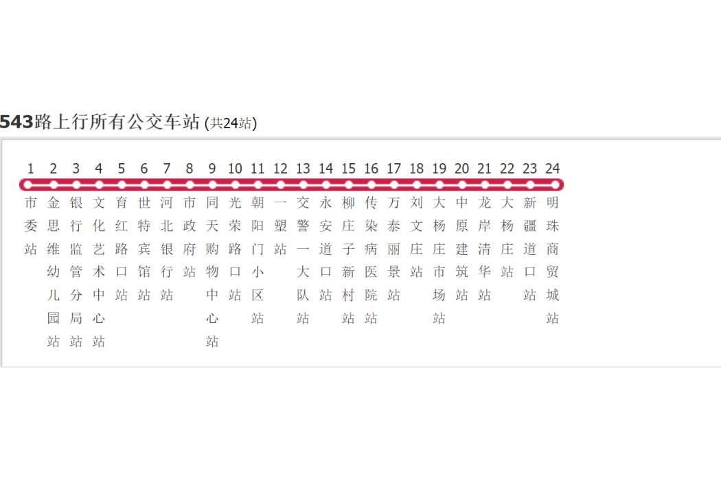 滄州公交543路 滄州公交543路