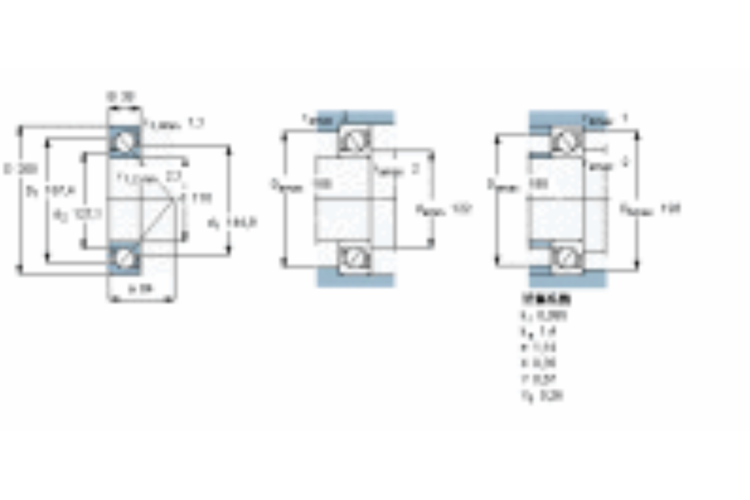 SKF 7222BECBM軸承 SKF 7222BECBM軸承