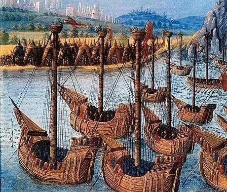 一支船隊與一個小分隊組成的復辟軍團經常出現在英國歷史上