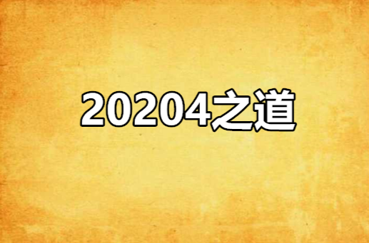 20204之道