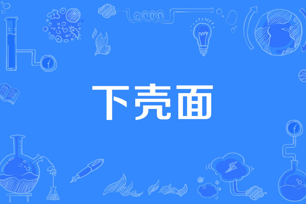 下殼面 下殼面