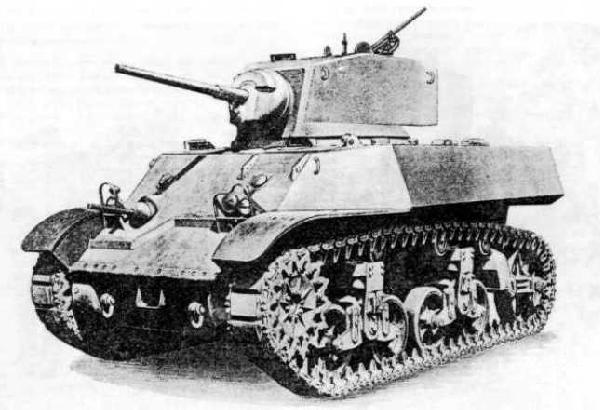 M3A1“斯圖亞特”輕型坦克