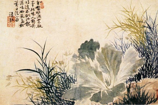 蘆塘芥菜圖 蘆塘芥菜圖