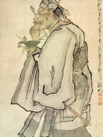 鐘馗圖(陳洪綬創作繪畫) 鐘馗圖(陳洪綬創作繪畫)