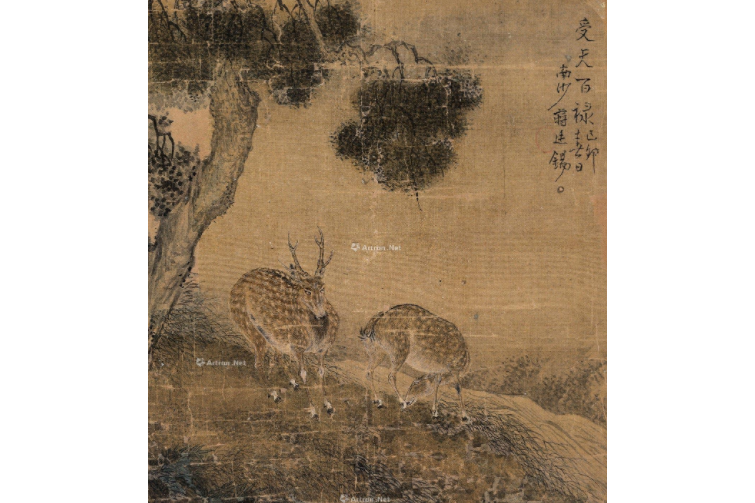 受天百祿圖(蔣廷錫創作繪畫) 受天百祿圖(蔣廷錫創作繪畫)