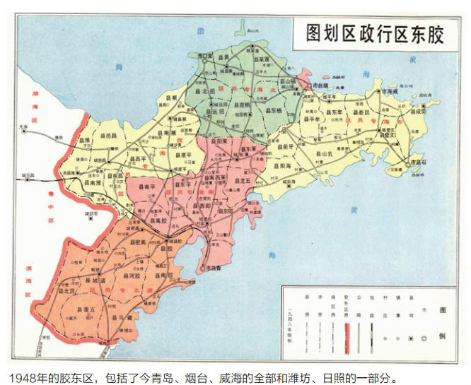 膠東行政區劃圖