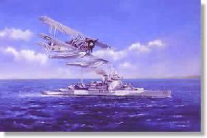 厭戰號當時裝載了劍魚的水上飛機型號
