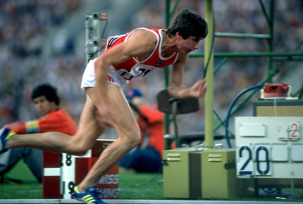 前蘇聯選手馬爾金在男子400米比賽中