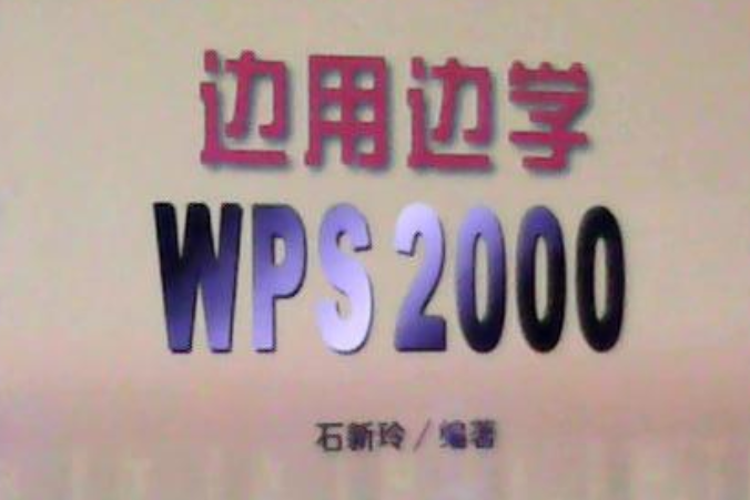 邊用邊學WPS 2000 邊用邊學WPS 2000