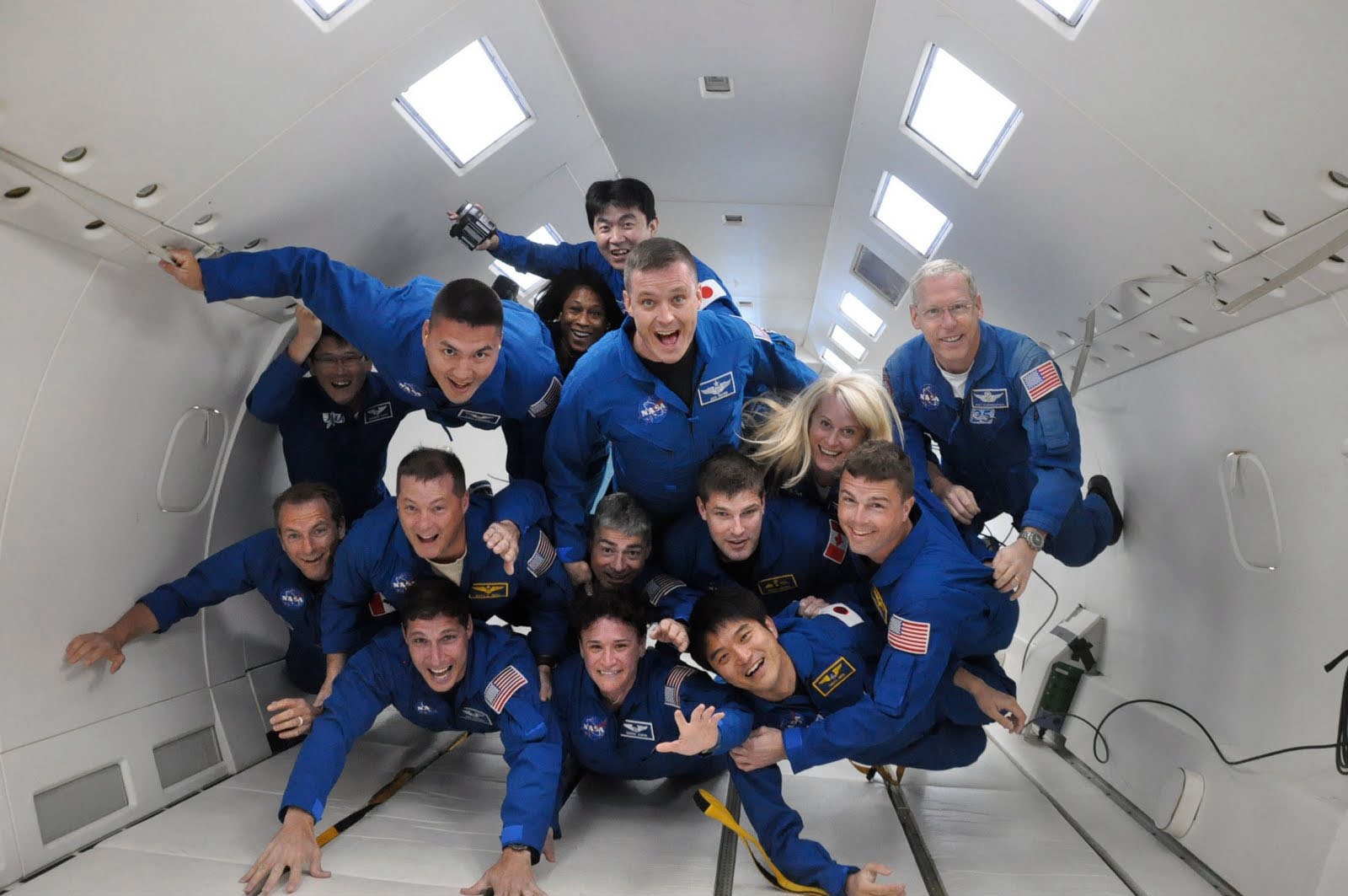 歐空局同其他組織的航天員在國際空間站